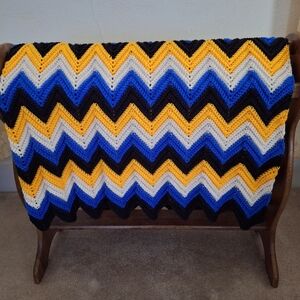 Chevron Blanket Throw Handmade